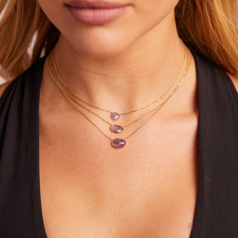 Tanzanite Gemstone Necklace