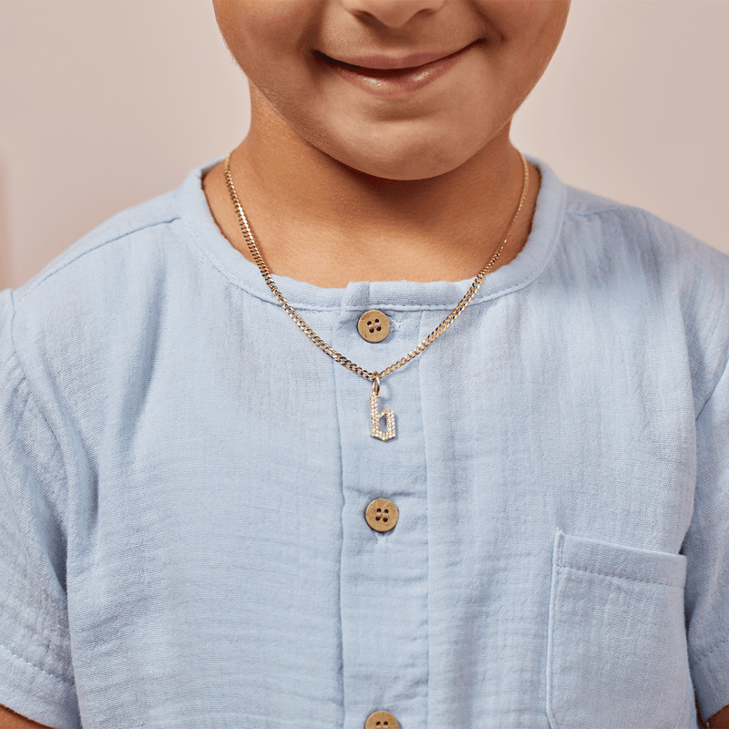 Kids Diamond Gothic Old English Charm
