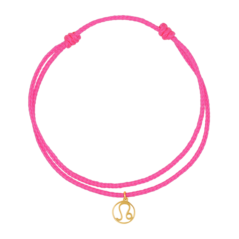Zodiac Charm Cord Bracelet