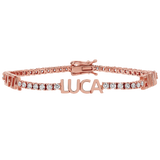 Custom Diamond Name Tennis Bracelet