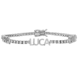 Custom Diamond Name Tennis Bracelet