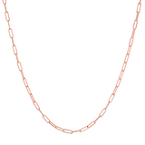 Kids Dainty Paperclip Necklace