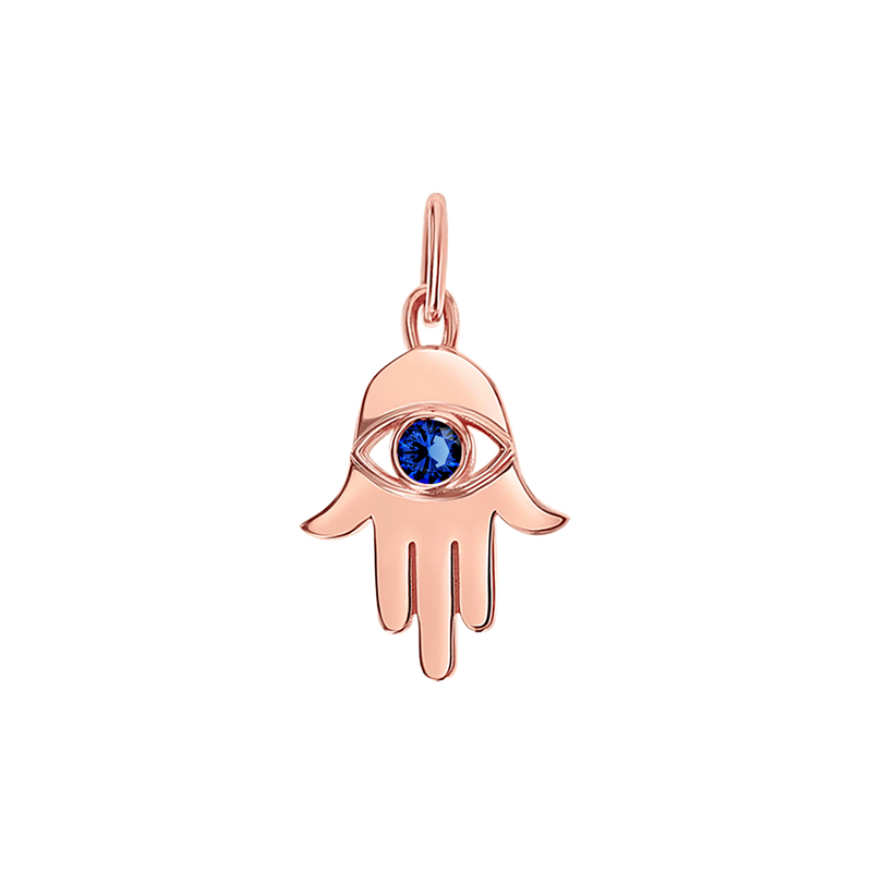 Kids Hamsa Diamond Eye Charm