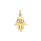 Kids Hamsa Diamond Eye Charm