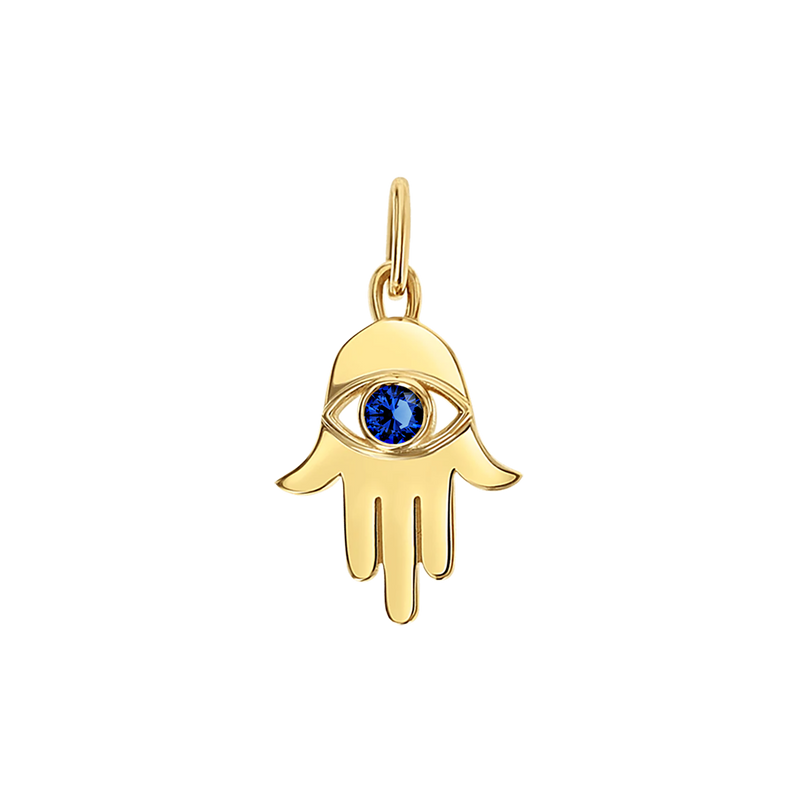 Kids Hamsa Diamond Eye Charm
