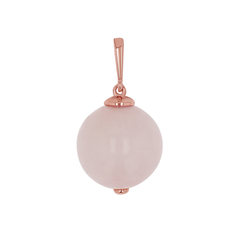 Rose Quartz Gumball Charm