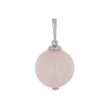 Rose Quartz Gumball Charm