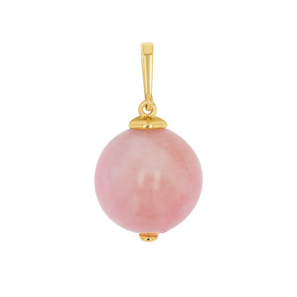 Pink Jade Gumball Charm