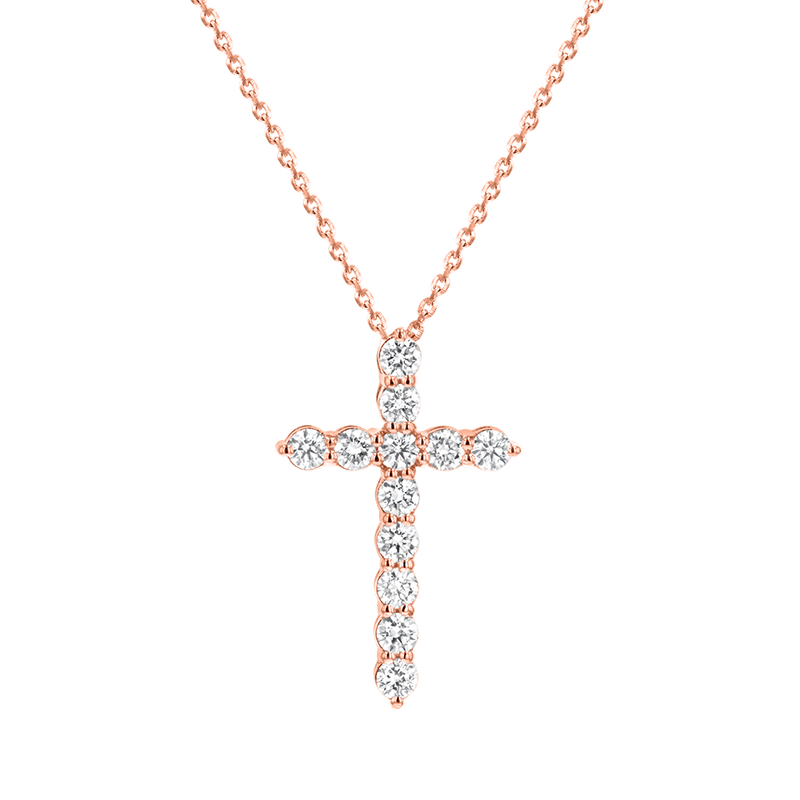Kids Diamond Cross Necklace
