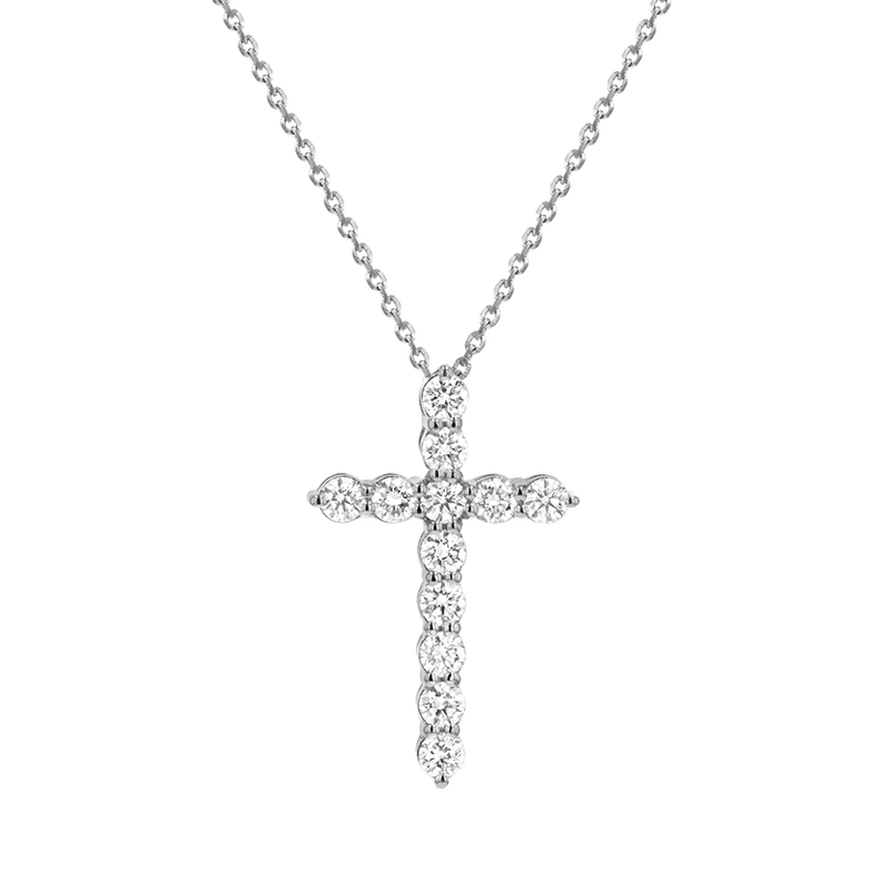 Kids Diamond Cross Necklace