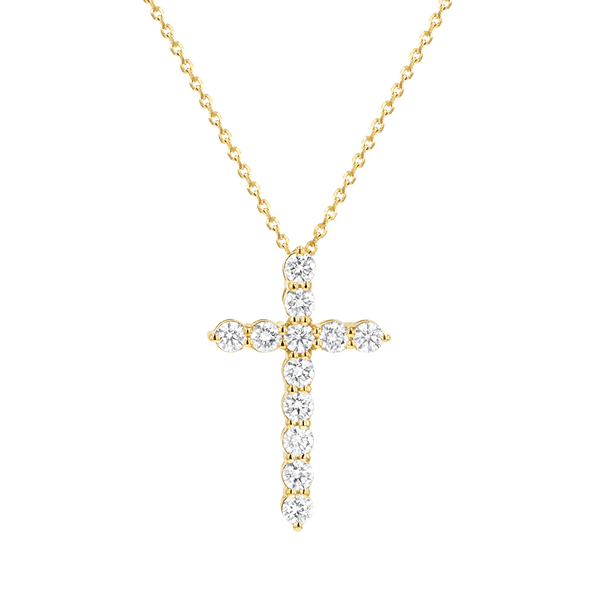 Kids Diamond Cross Necklace
