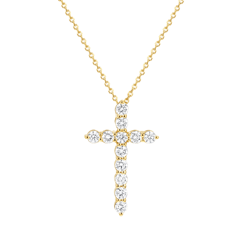 Kids Diamond Cross Necklace