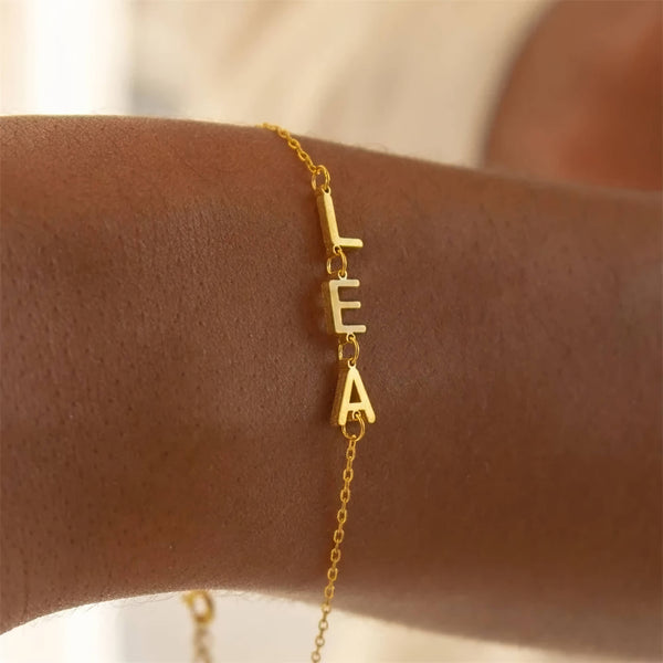 Golden Astoria – Bracelet personnalisé en plaqué or