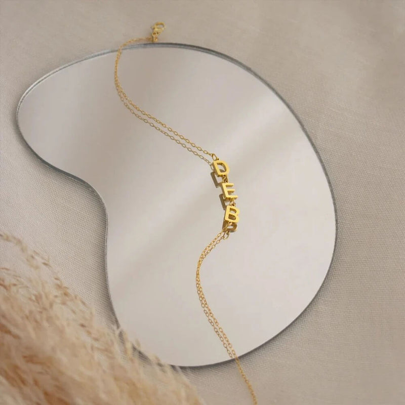 Golden Astoria – Bracelet personnalisé en plaqué or