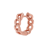 Cuban Link Huggies Hoop Earrings