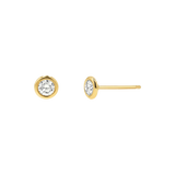 Kids Solitaire Bezel Studs