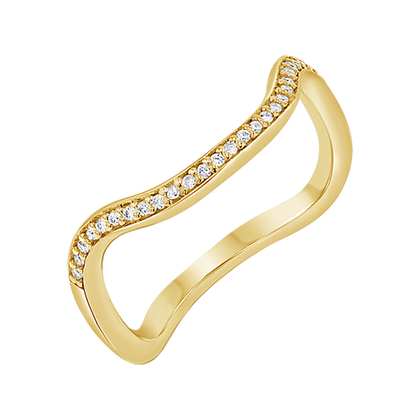 Diamond Wave Ring