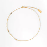 Golden Astoria – Collier Signature à Initiales Latérales