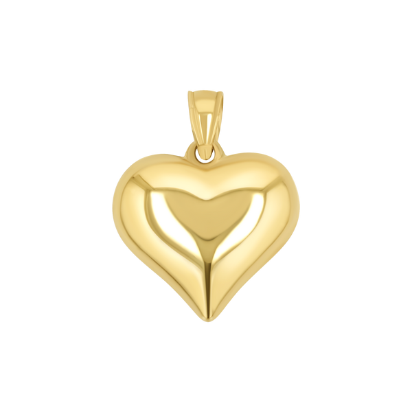 Grand Puff Heart Charm