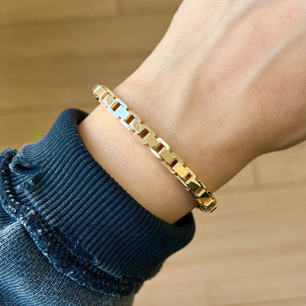 Moda Box Chain Bracelet