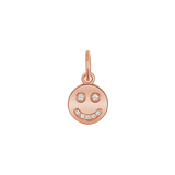 Diamond Happy Face Charm