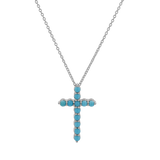Turquoise Cross Necklace