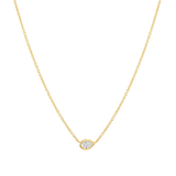 Pear Diamond Solitaire Necklace
