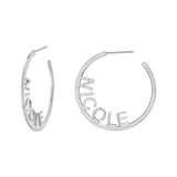 Small Block Name Hoops
