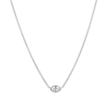 Marquise Diamond Solitaire Necklace