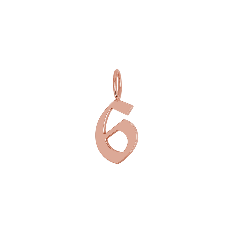 Gothic Old English Number Charm