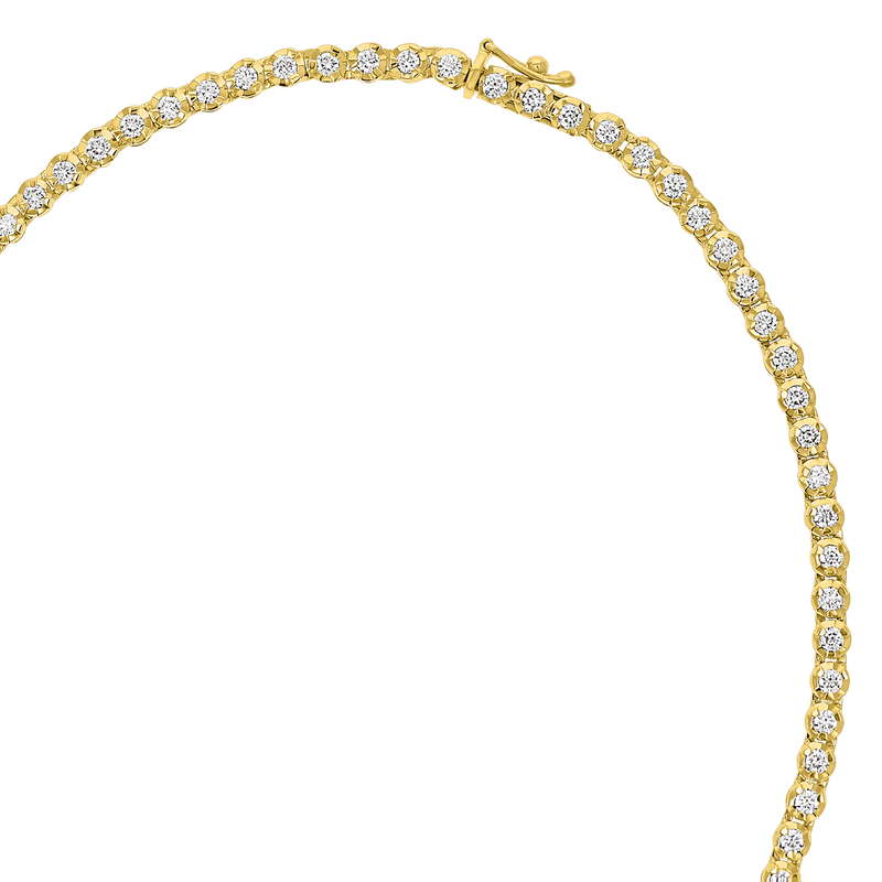 Allure Graduated Diamond Tennis Necklace