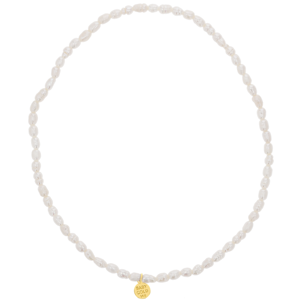 Pearl Stretch Bead Anklet