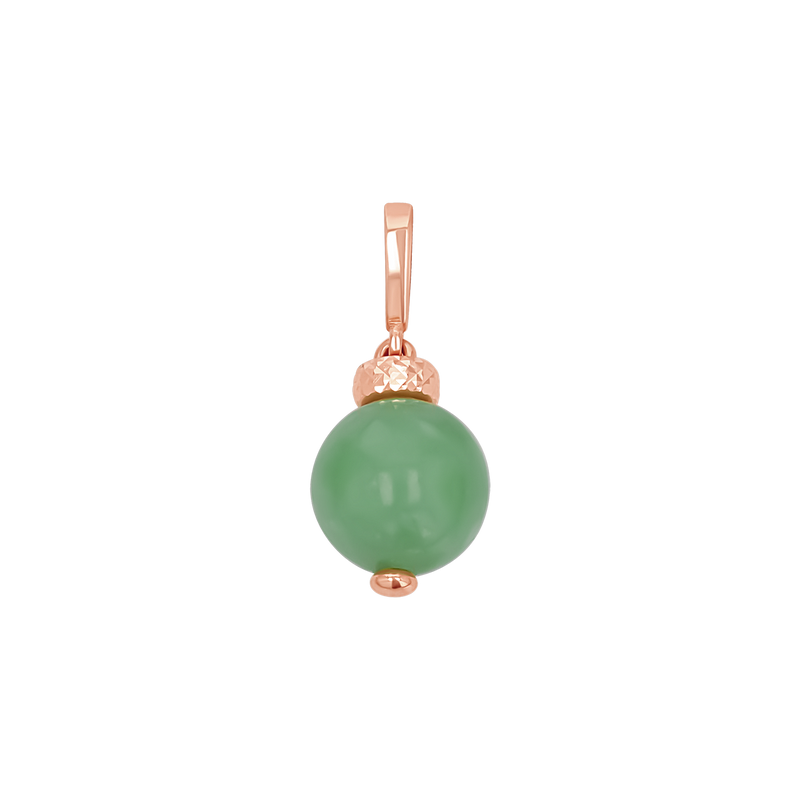 Bauble Jade Bead Charm