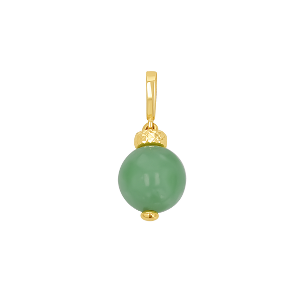 Bauble Jade Bead Charm