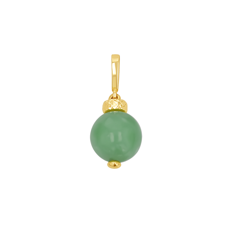 Bauble Jade Bead Charm