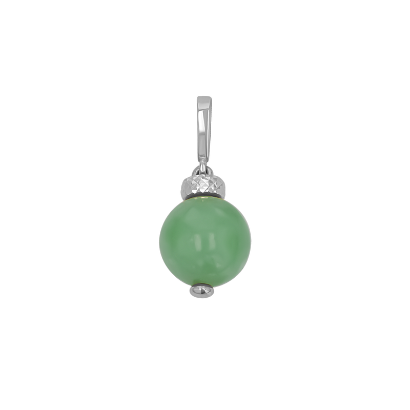 Bauble Jade Bead Charm