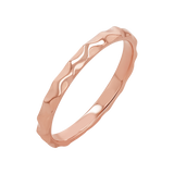 Hammered Stacking Band