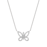 Kids Diamond Pave Butterfly Necklace