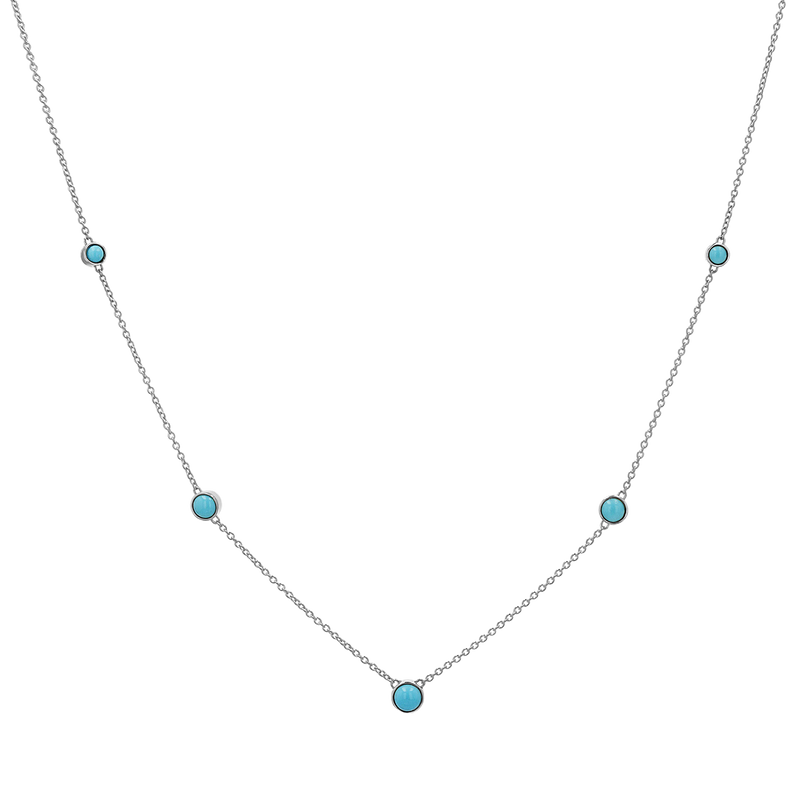 Graduating Genuine Turquoise Necklace