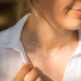 Golden Astoria – Collier Signature à Initiales Latérales