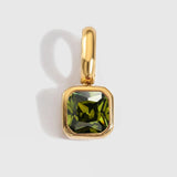 Birthstone Block Charm
