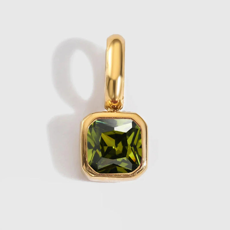 Birthstone Block Charm