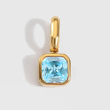 Birthstone Block Charm