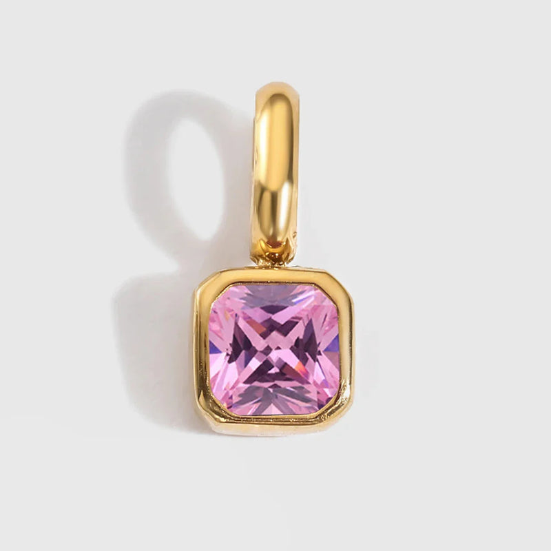 Birthstone Block Charm