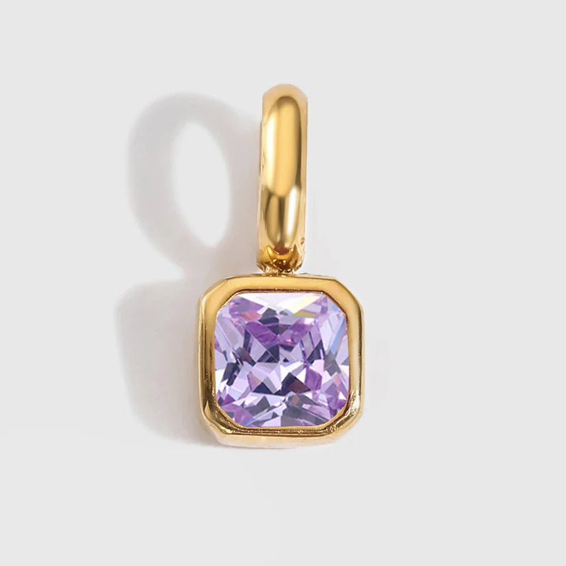 Birthstone Block Charm