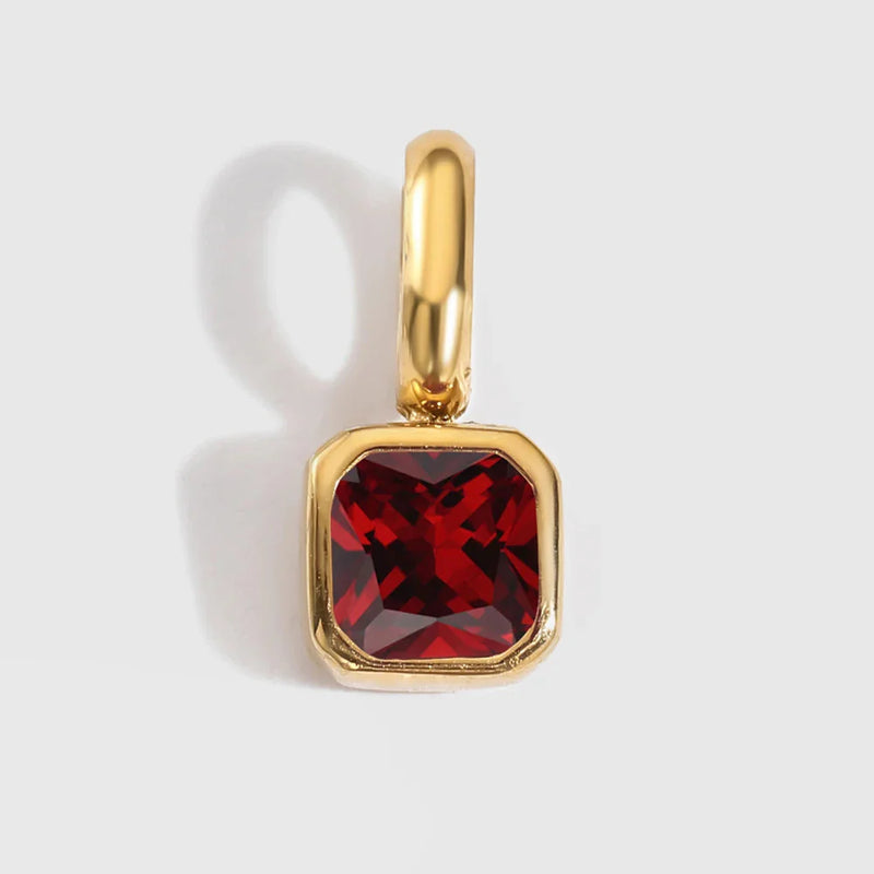 Birthstone Block Charm