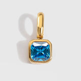 Birthstone Block Charm