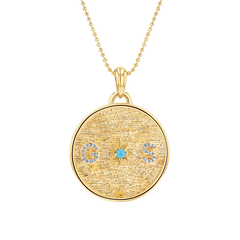 Circle of Life Diamond Multi Initial Necklace