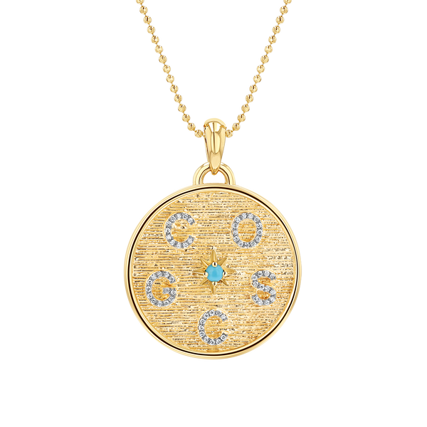 Circle of Life Diamond Multi Initial Necklace