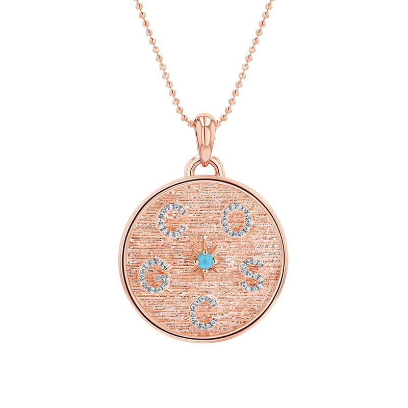 Circle of Life Diamond Multi Initial Necklace